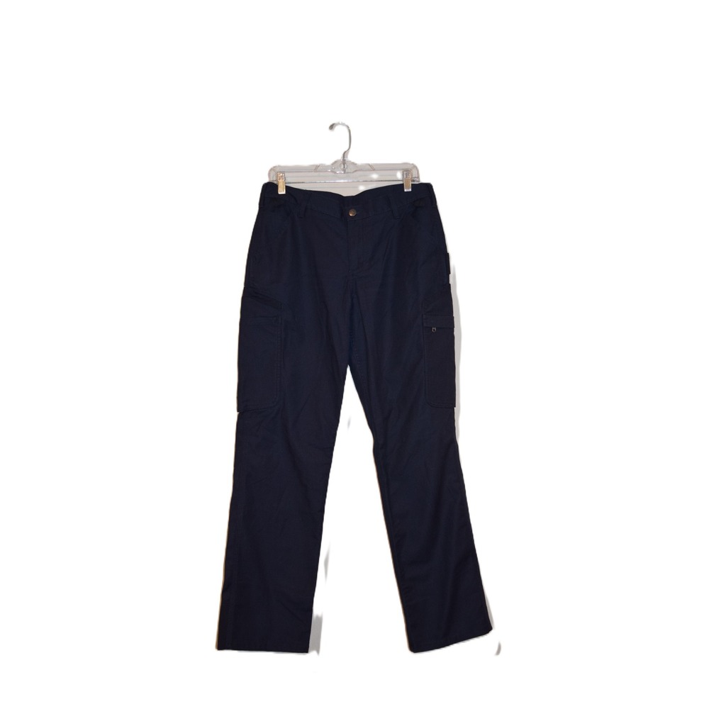 NWOT Carhartt Women's Navy‎ Blue Cargo Work Pants Size 8 Regular Utility